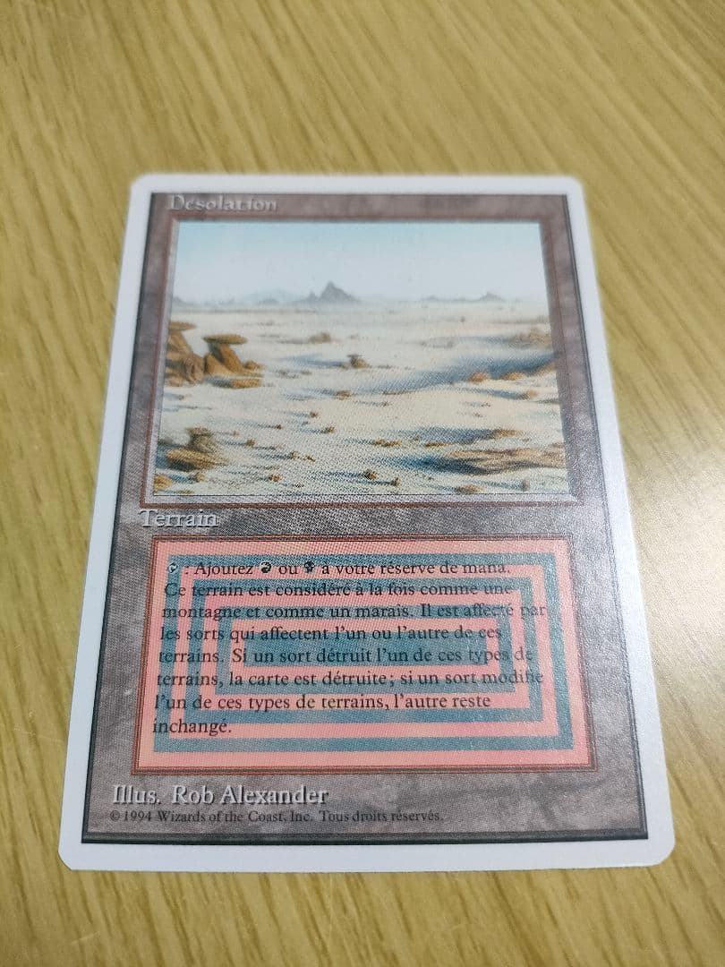 【フランス語】Desolation/BadlandsMTGマジックザギャザリング