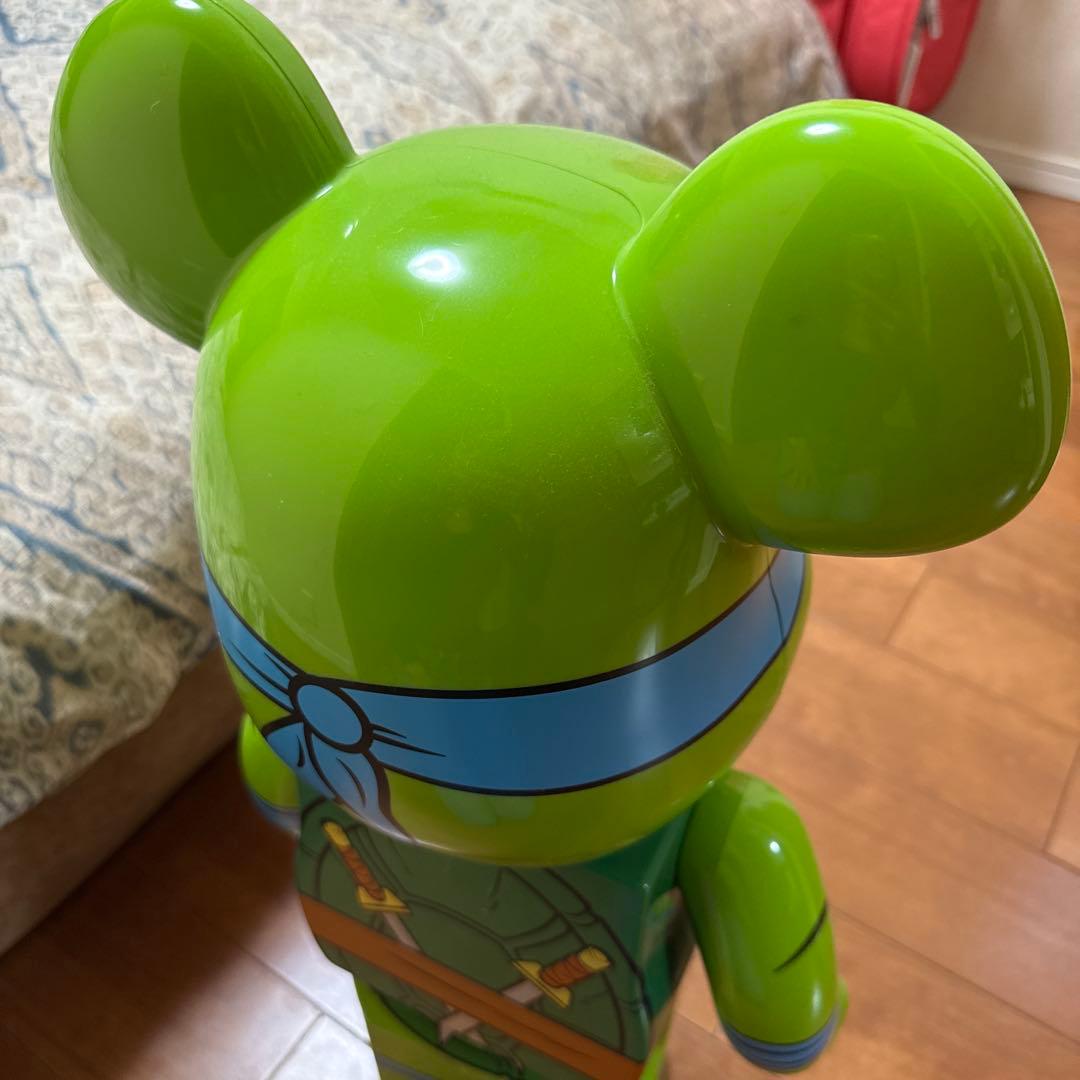 ベアブリック1,000%タートルズ　レオナルド　美品
