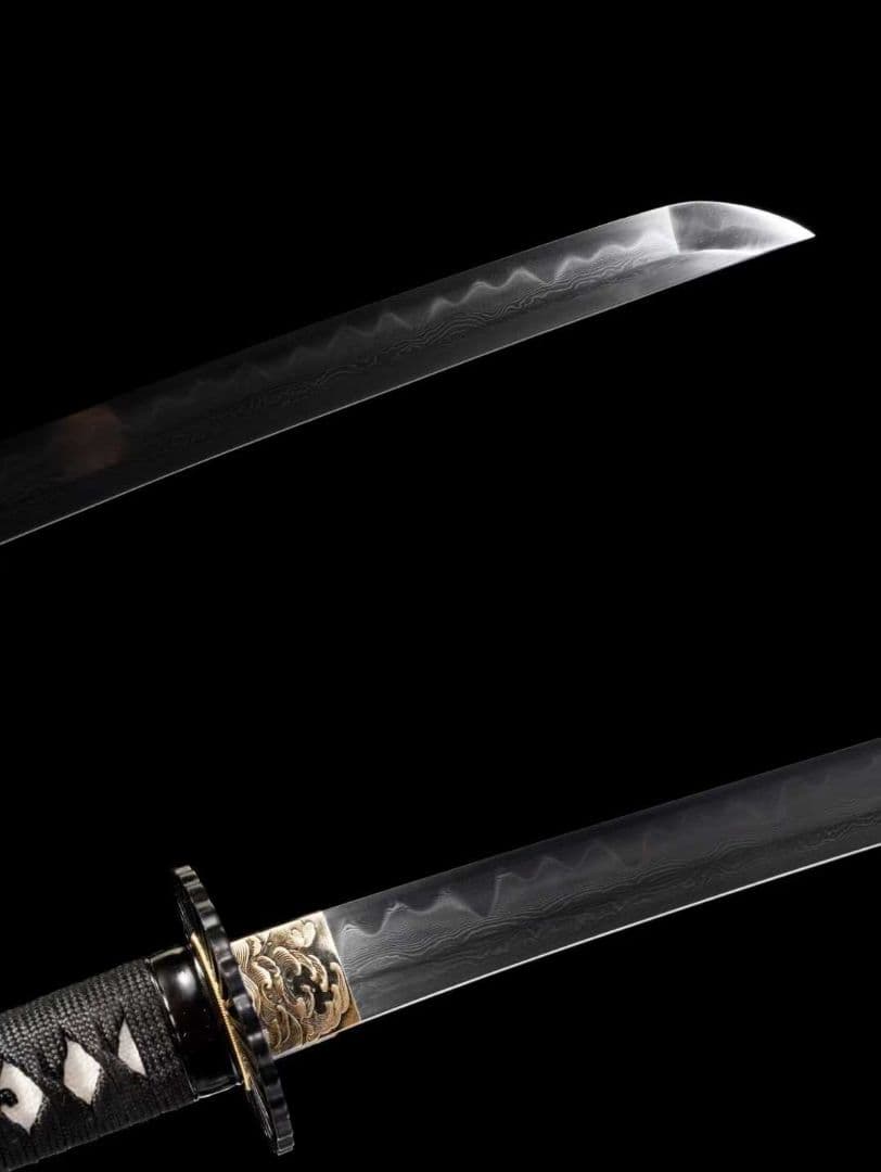 【黒前線】古兵器 刀装具 日本刀　模造刀 居合刀 武士道 鑑賞用 美術刀 贈り物