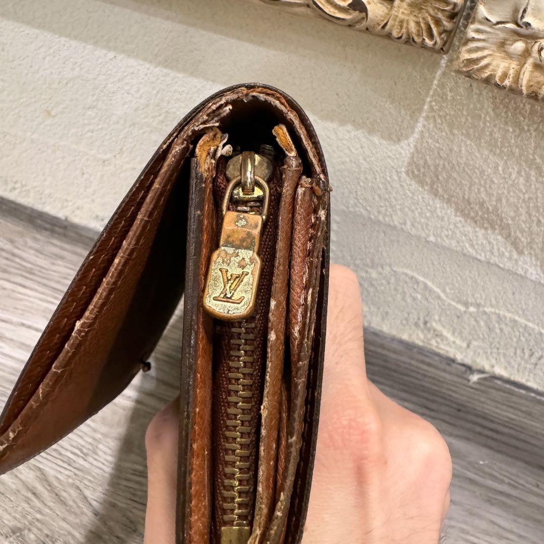 LOUIS VUITTON ルイヴィトン☆モノグラム トレゾール 二つ折り財布