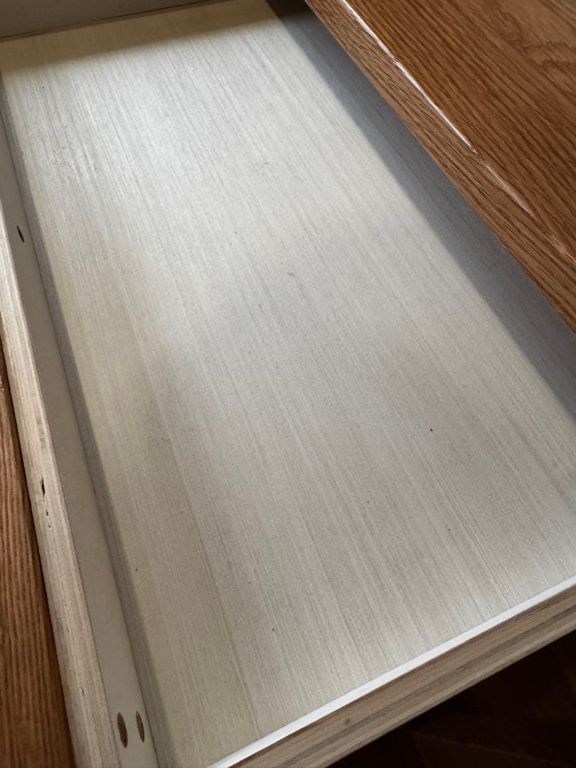 【4/18まで期間限定値下げ！】無印良品／無垢材引き出し付きダイニングテーブル