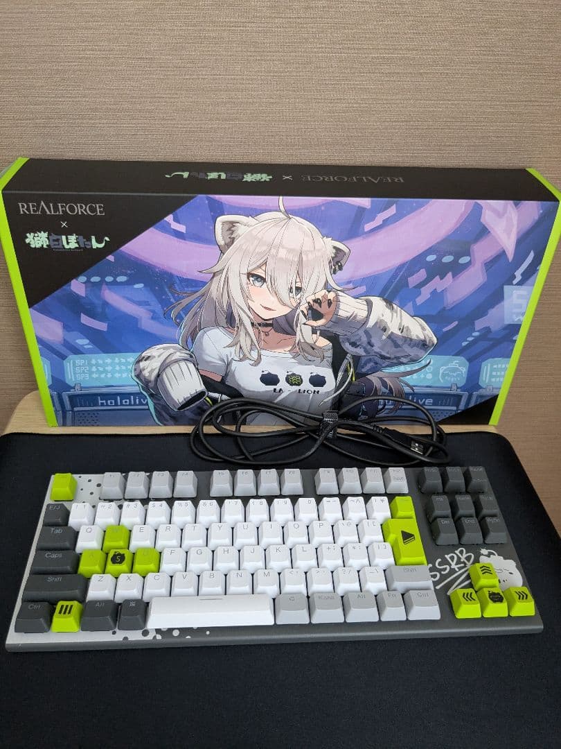 リアルフォース REALFORCE GX1 獅白ぼたん コラボ - メルカリ