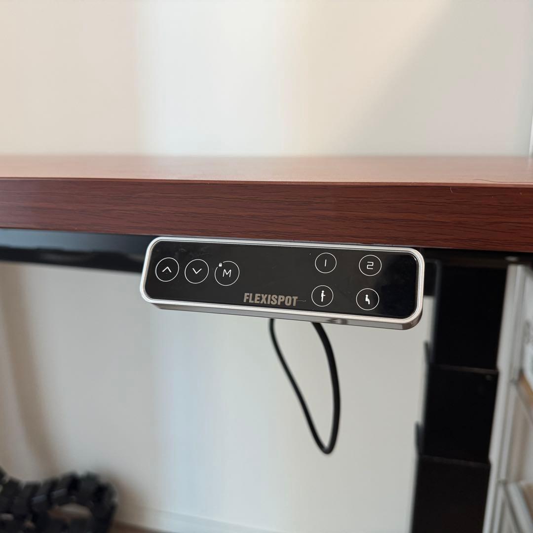 FLEXISPOT E7 電動昇降デスク ダークウッド