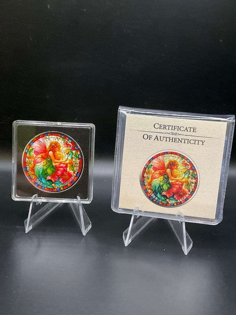 2025年カナダ ステンドグラス風 フェアリー（妖精） 1オンス カラー