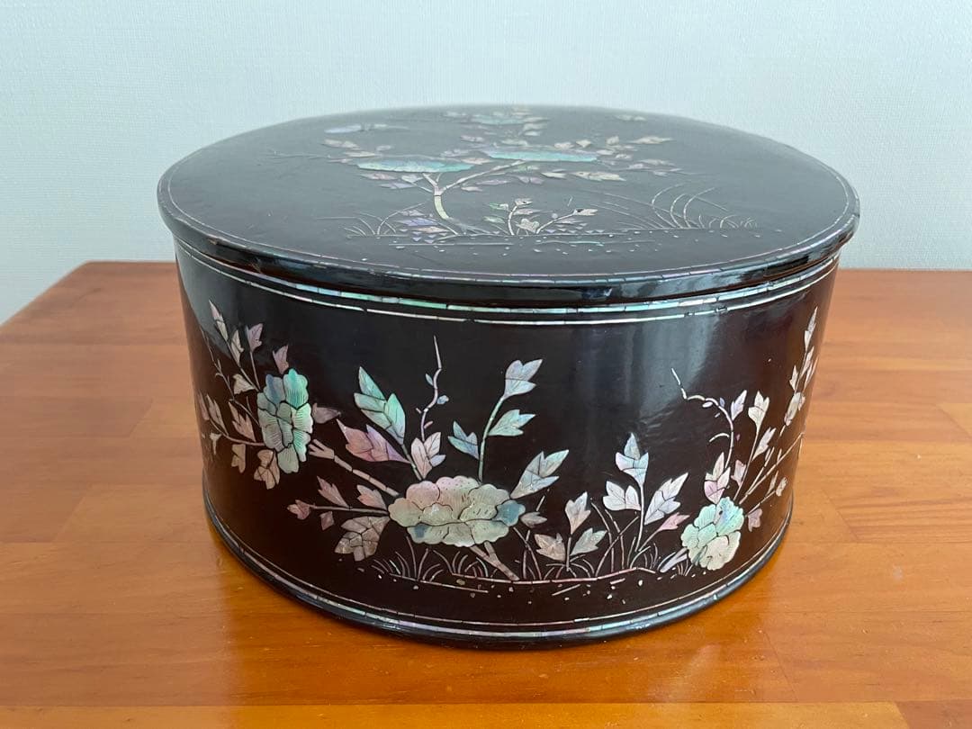 【古美術】李朝、螺鈿細工、漆箱、古民具、アンティーク