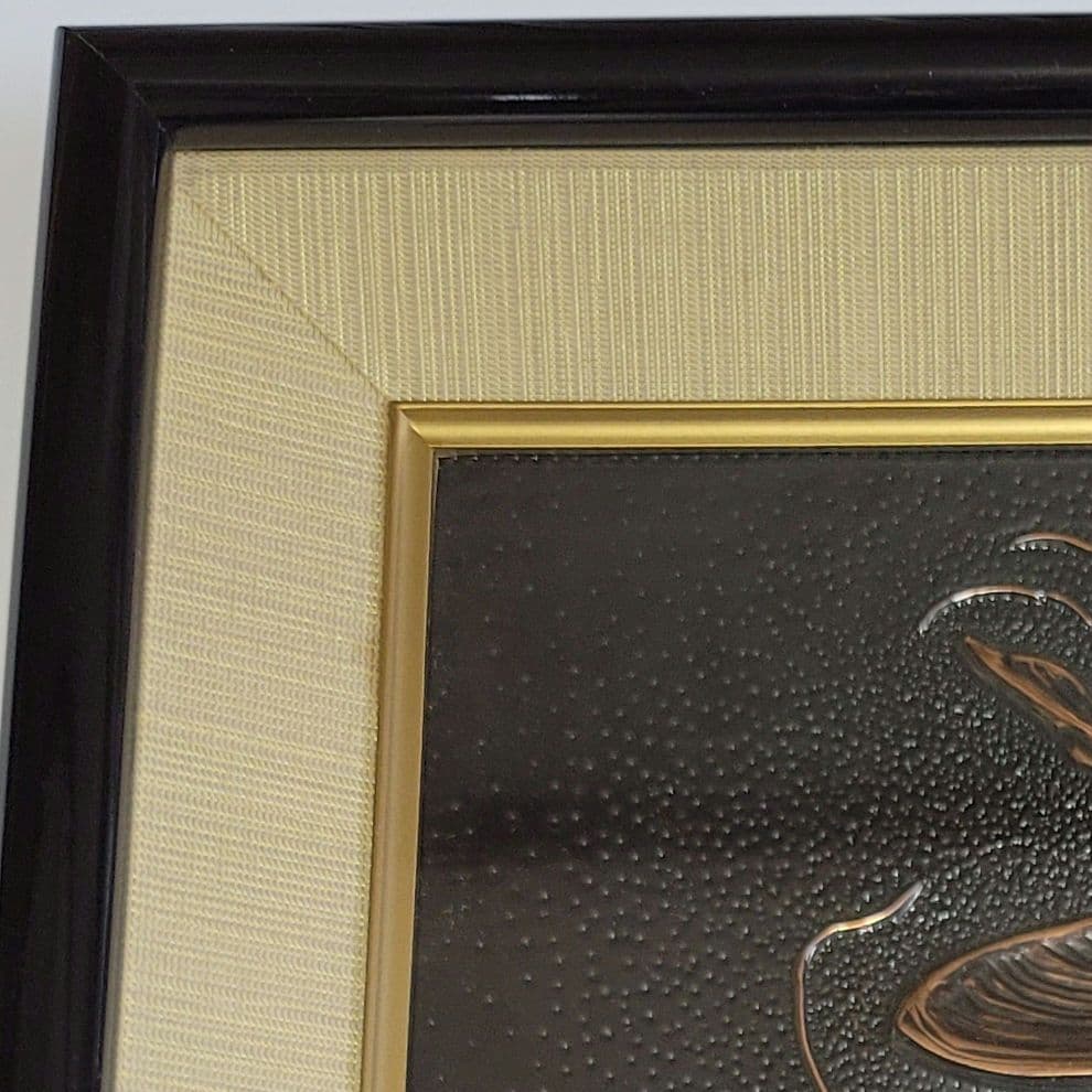 ☆大幅お値下げ☆銅板レリーフ ハンドメイド 鯉【額縁付き】 - メルカリ