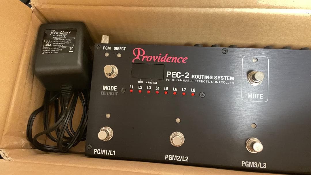 Providence PEC-2 エフェクトループコントローラー 箱 アダプタ