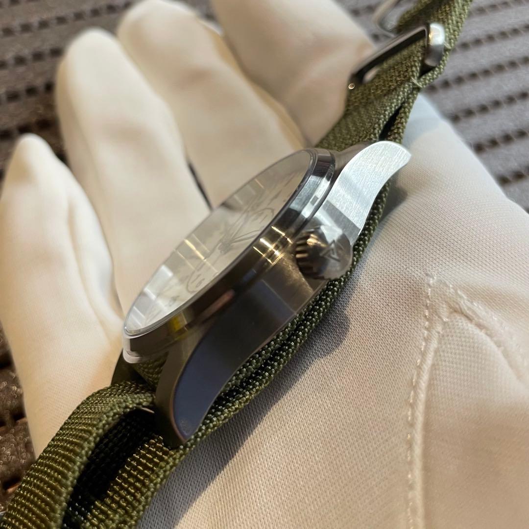 新品 ミリタリーウォッチ ドイツ軍 パイロットウォッチ　全ルミ クォーツ