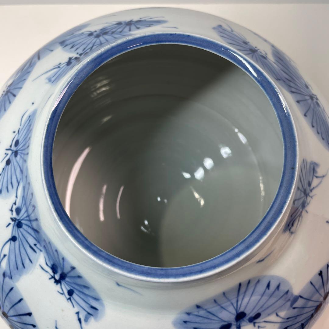 ￼美濃焼　吉川修身　古染松寿壺