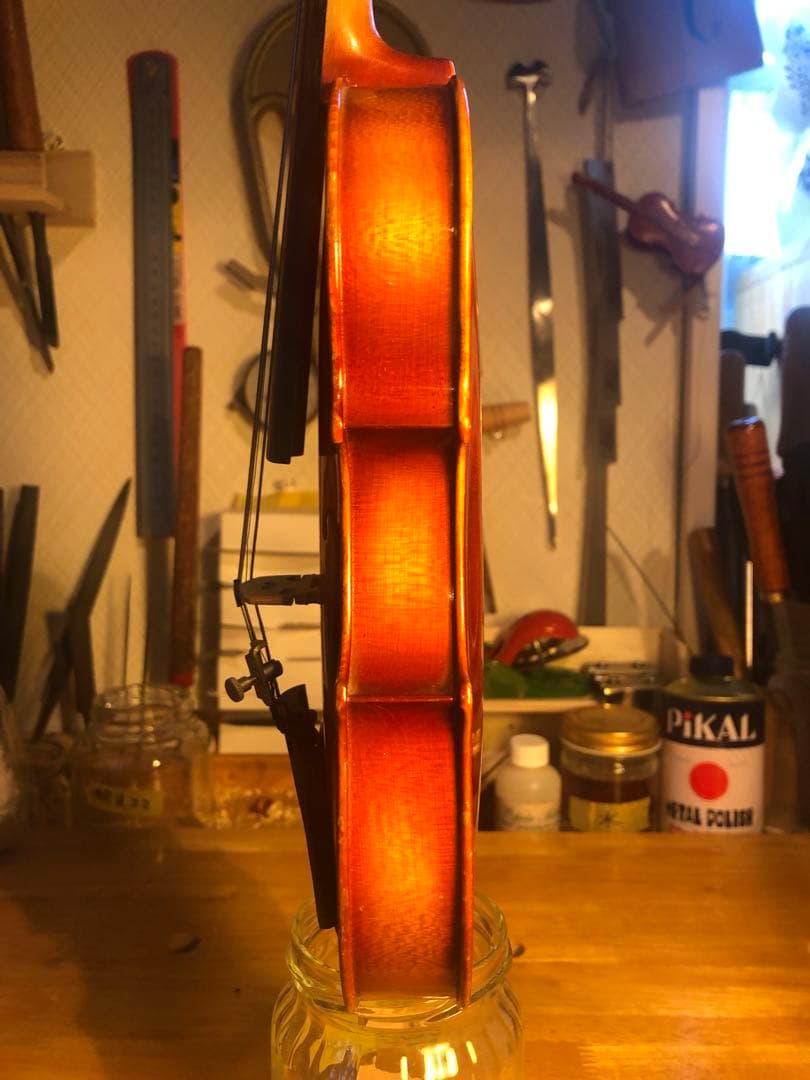 【駒&魂柱調整済】Suzuki分数バイオリンNo280 1/16 1989