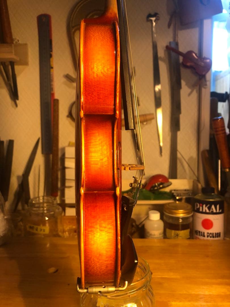 【駒&魂柱調整済】Suzuki分数バイオリンNo280 1/16 1989