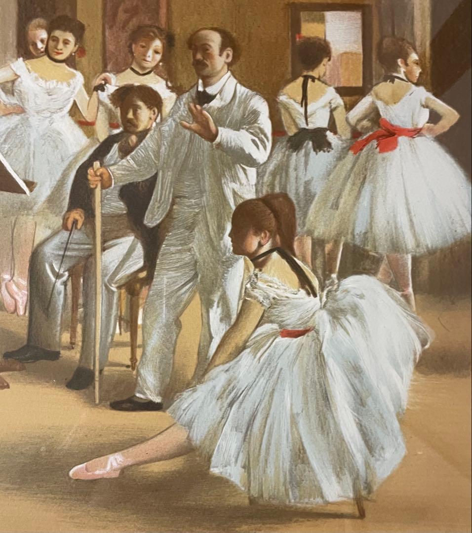 エドガー・ドガ　透落款　オペラ座の稽古場　12号　LXXIII/CCL