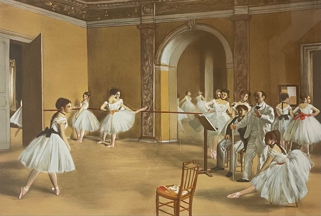 エドガー・ドガ　透落款　オペラ座の稽古場　12号　LXXIII/CCL