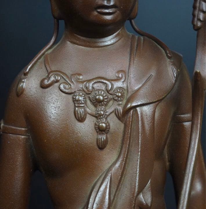 送料無料 高村光雲作 銅製聖観音之像 共箱 高さ38.5cm - メルカリ