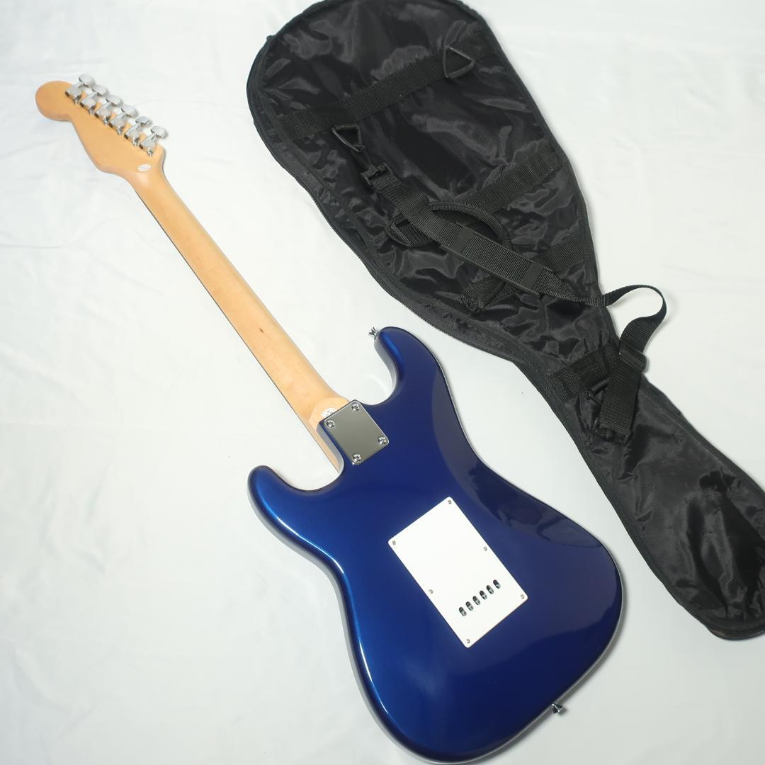 美品 Photogenic ストラトタイプ エレキギター ブルー ケース付