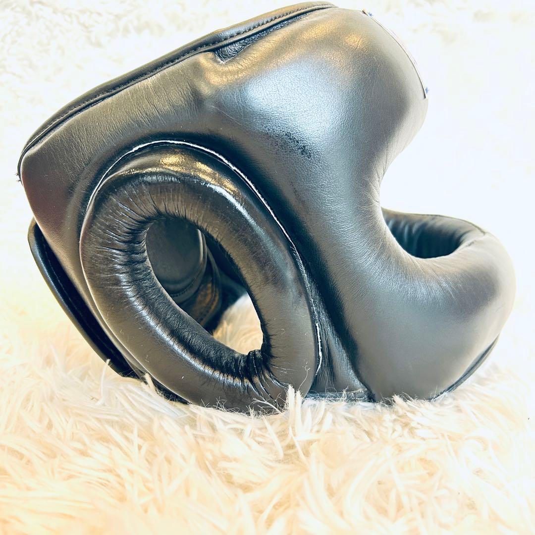 WINDY ウィンディ 本革製品M サイズ ヘッドギア ヘッドガード ブラック