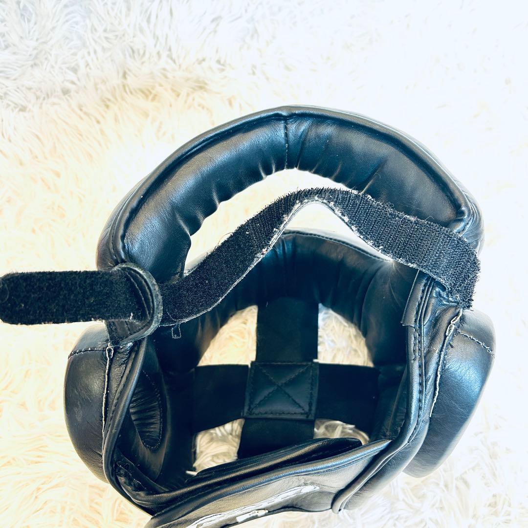 WINDY ウィンディ本革製品Lサイズ ヘッドギアヘッドガードブラック