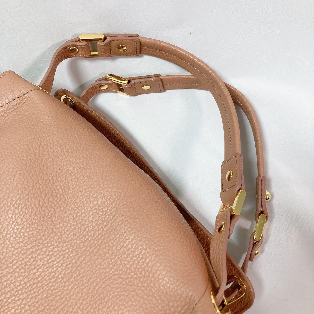 【美品】IANNE イアンヌ オリビア OLIVIA 2way バッグ レザー