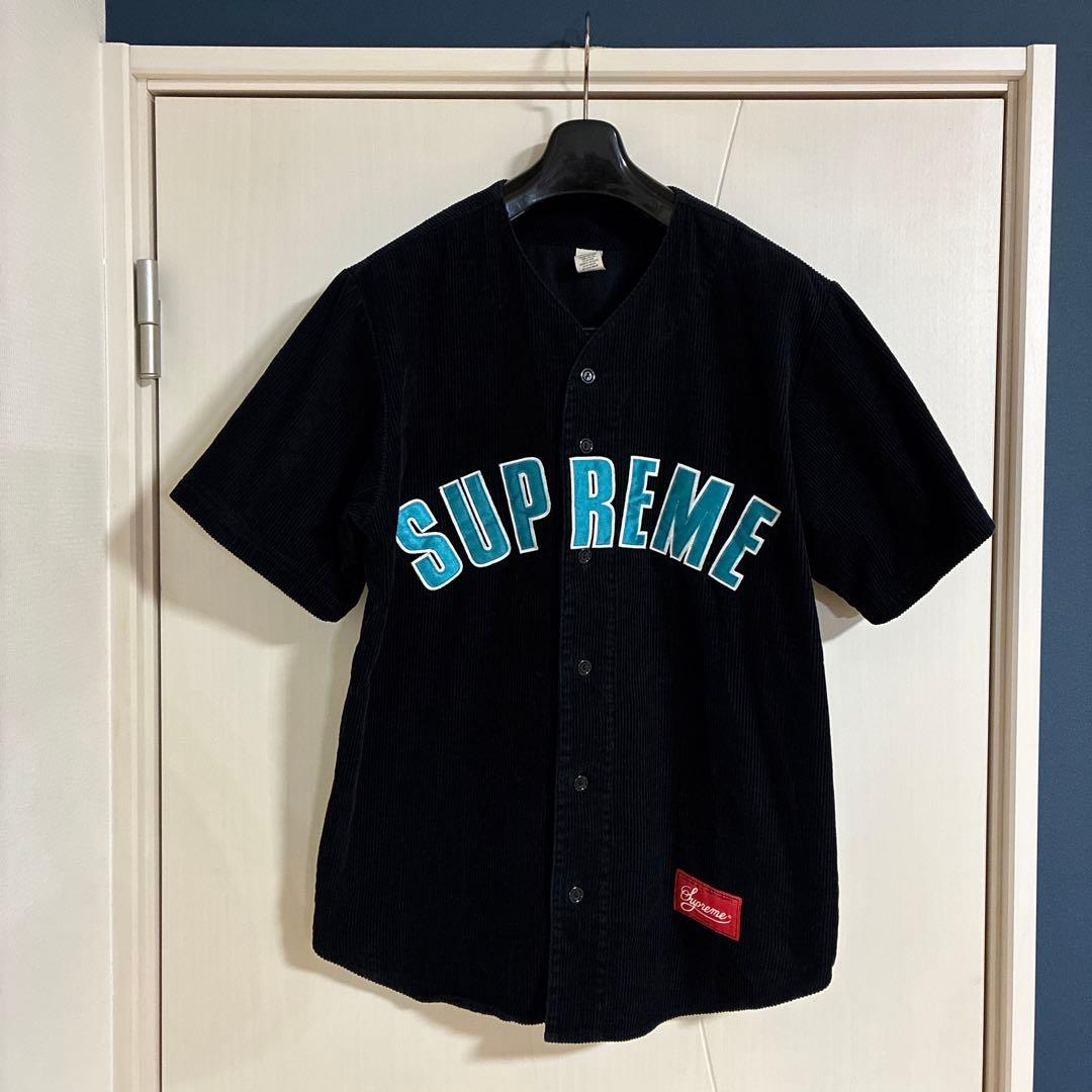 トップス Supreme Corduroy Baseball Jersey \"Black\"