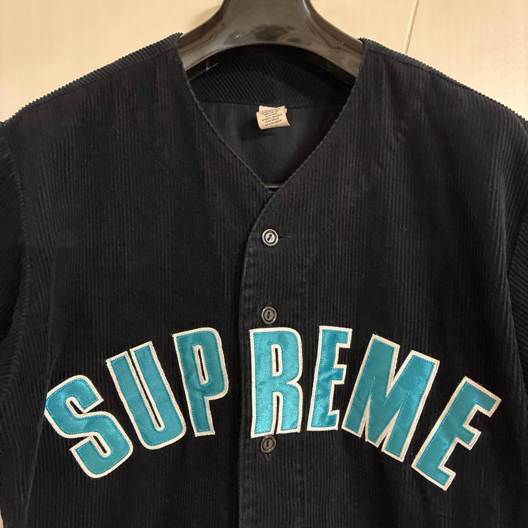 トップス Supreme Corduroy Baseball Jersey \"Black\"