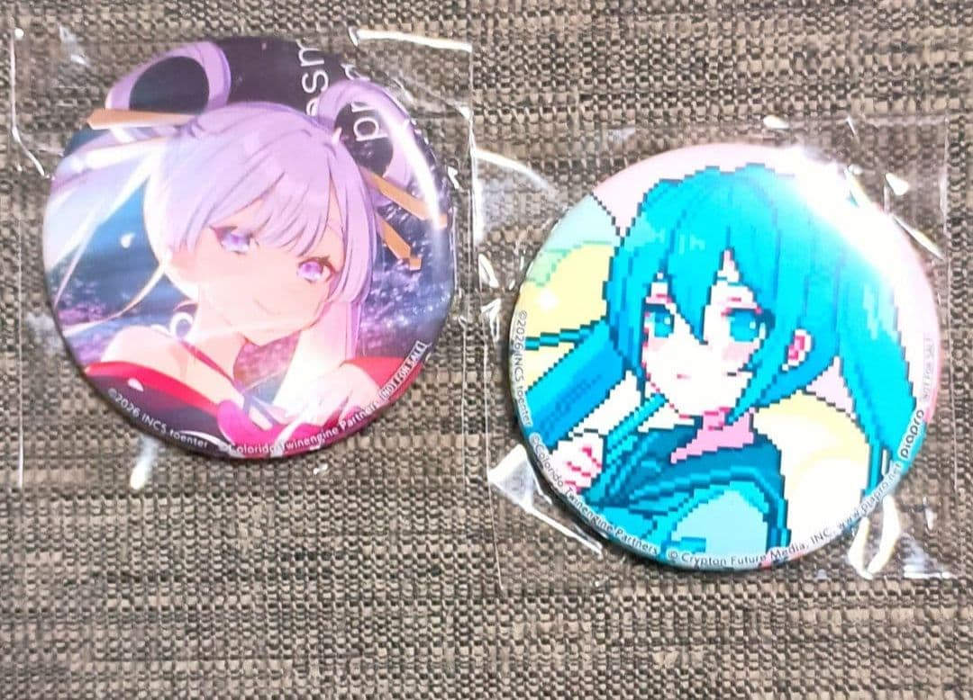 未開封/激レア品/非売品】超かぐや姫 CD 特典 缶バッジ ヤチヨ 初音