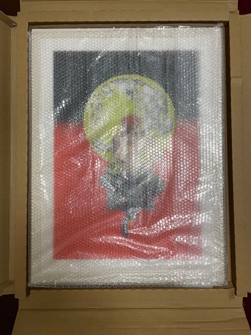 美品 ポール・アイズピリ「ポンヌフ」リトグラフ 直筆サイン入 額縁入