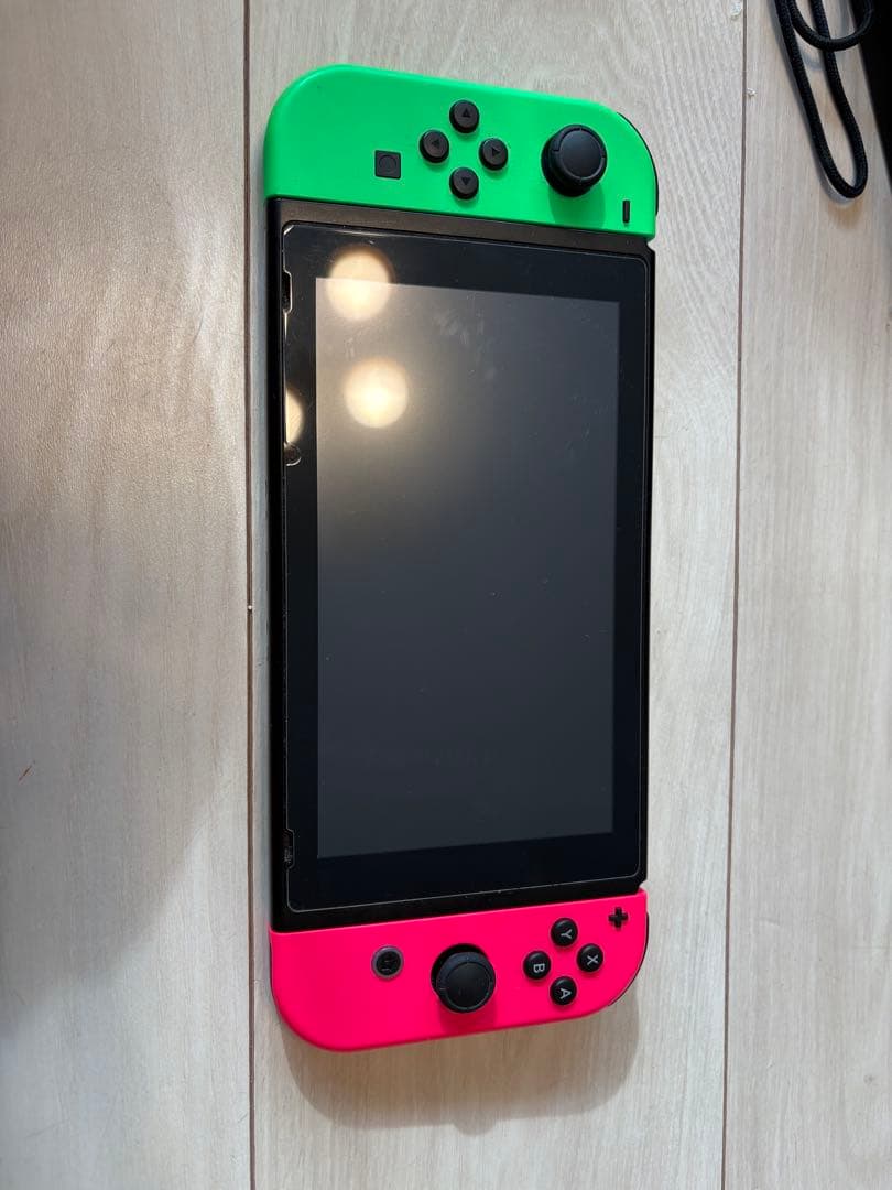 Nintendo Switch グリーン/ピンク 本体　箱無し