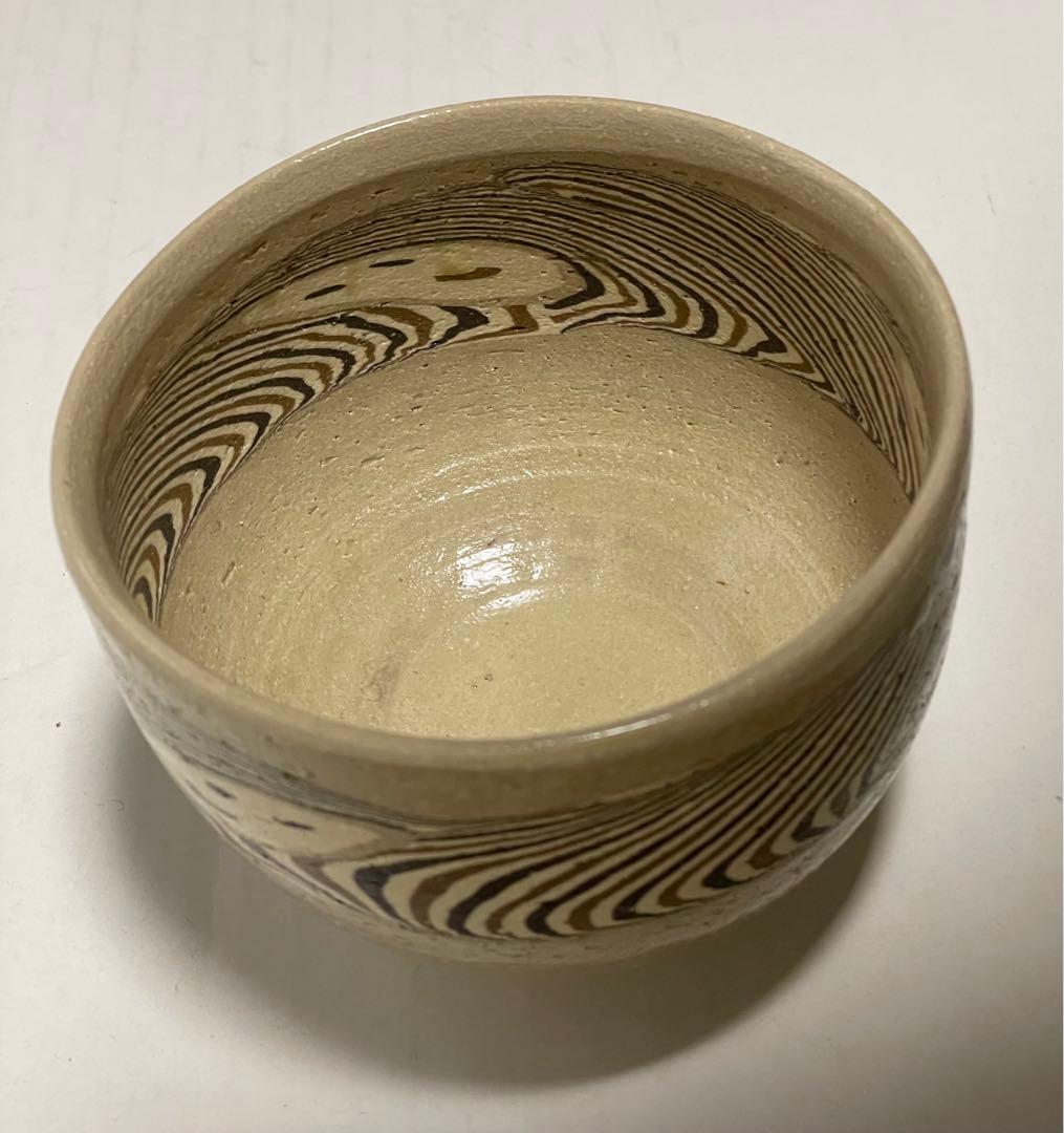 水野教雄　練り込み茶碗