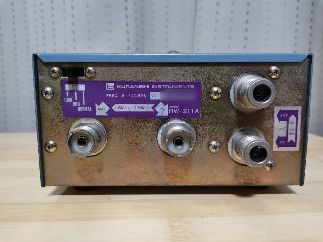 送料込み】クラニシ RW-211A SWR/パワー計 1.8〜1300MHz - メルカリ