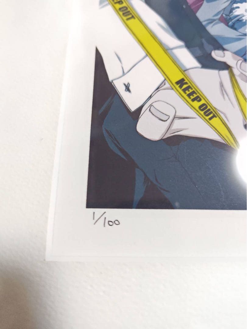 デュラララ!! ヤスダスズヒト 直筆サイン シリアルナンバー入り 版画
