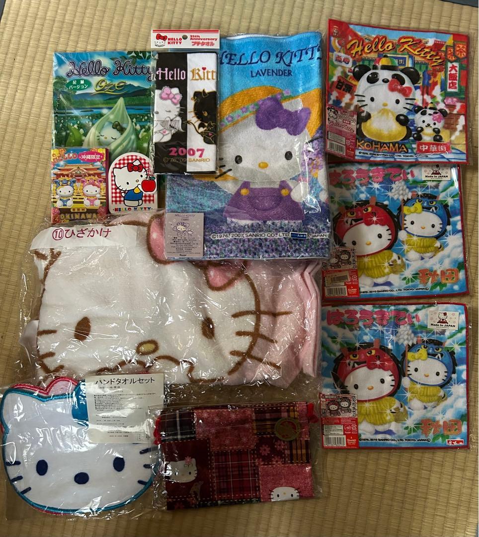 ご当地限定！ハローキティ ハンドタオル他グッズ多数