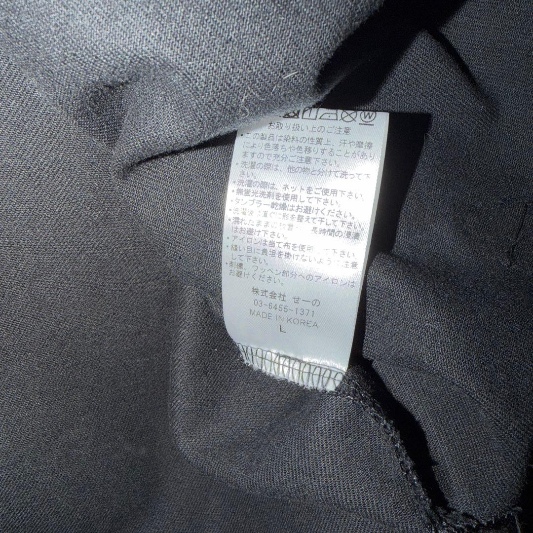 FR2ブラック ポケット付きシャツ