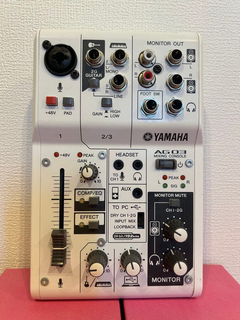ヤマハ AG03 オーディオインターフェース ミキサー 極美品】YAMAHA