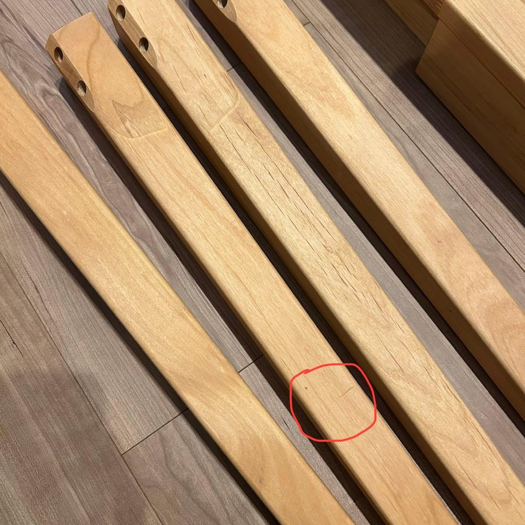 aya ベルメゾン 天然木アルダー材 コンパクトデスク 幅80 奥行35