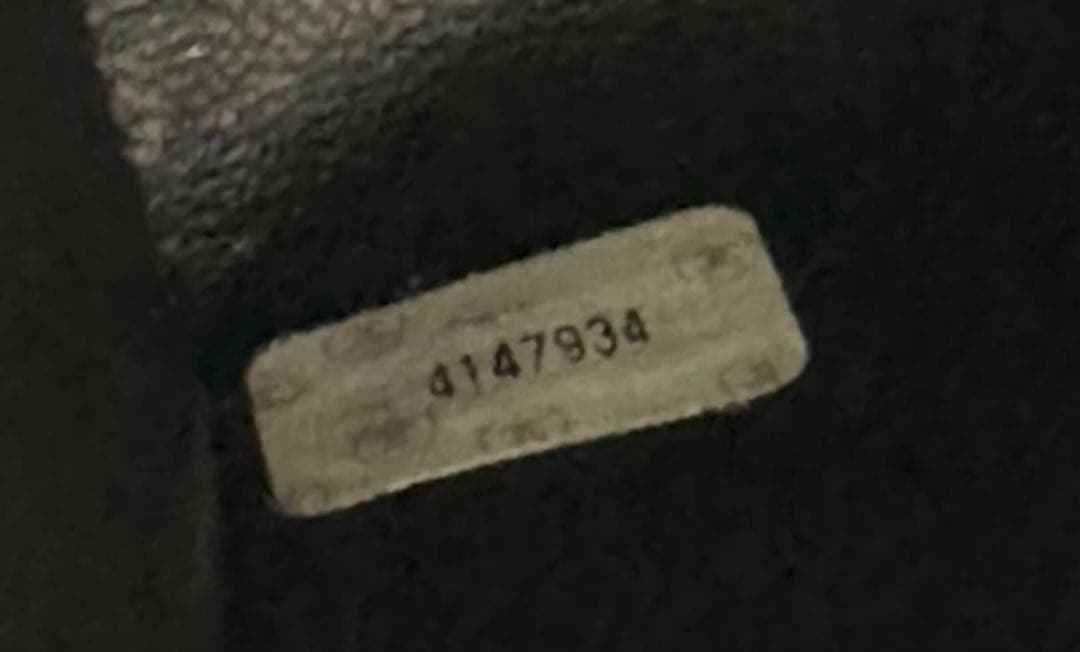 ヴィンテージ　CHANEL パーティーバッグ　エナメル　ブラック