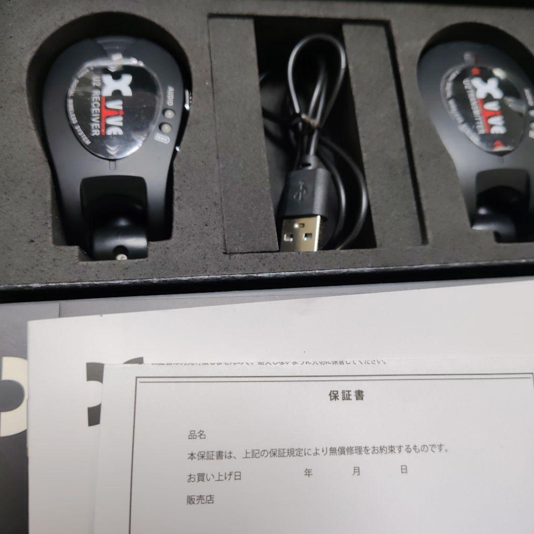 Xvive ( エックスバイブ ) XV-U2/BK ギターワイヤレスシステム