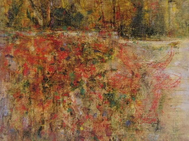 山口薫、「蔦の屏と落書の牛」、希少な額装用画集より、新品高級額装付