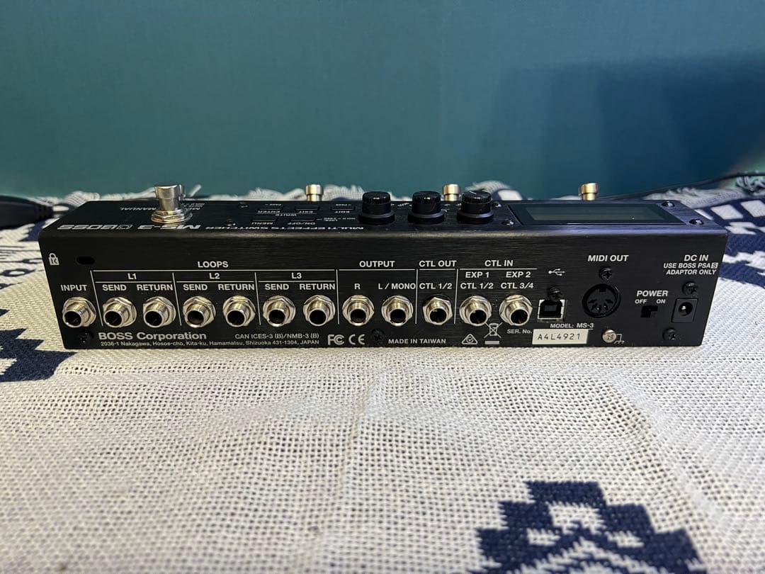 【美品】BOSS MS-3 Multi Effects Switcher