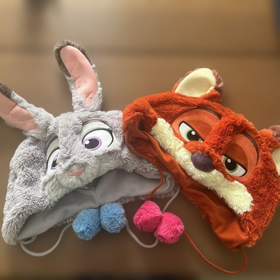 ファンキャップ 2個セット ニック＆ジュディ ディズニー ズートピア