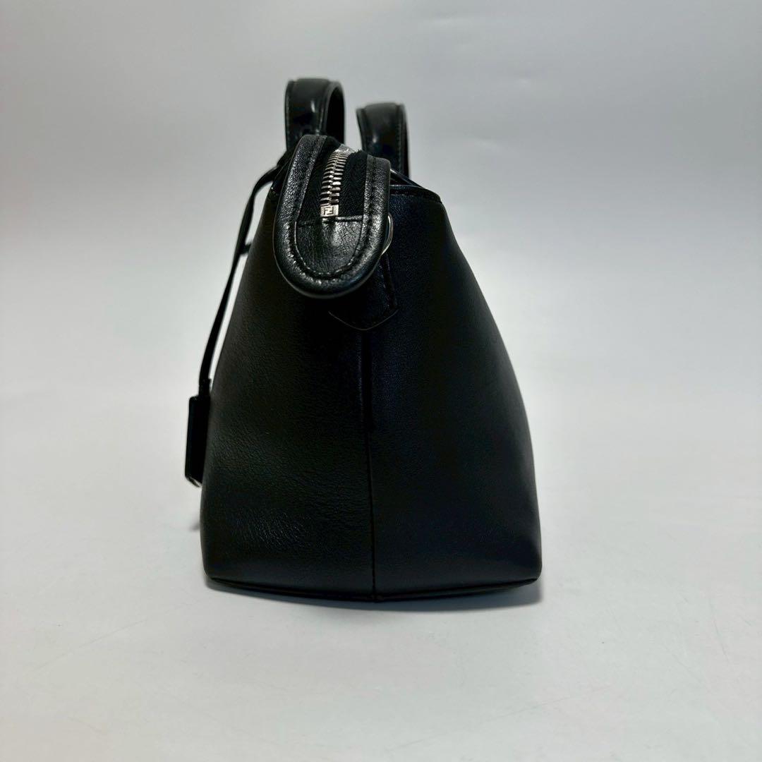 u77【極美品】保存袋付　フェンディ　バイザウェイ　ミディアム 黒　2way.