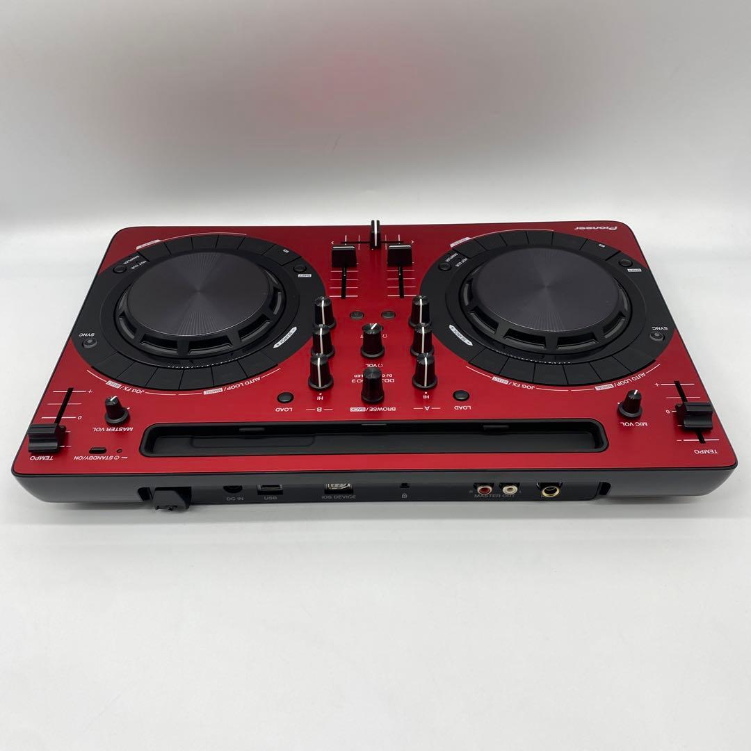 DDJ-wego3-red動作品】Pioneer DJコントローラー DDJ-WEGO3 レッド