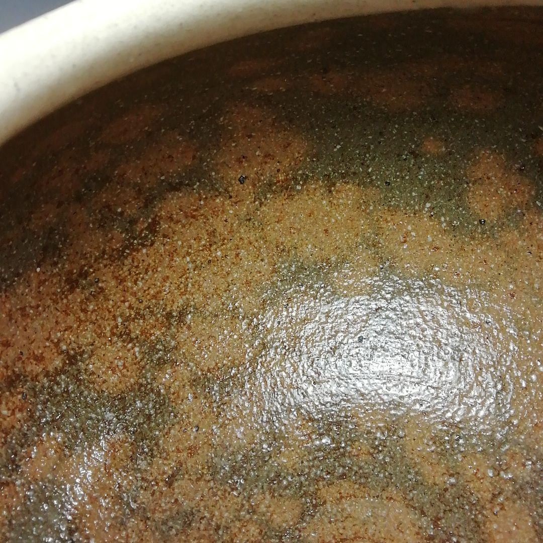 Ｓ８０５　水指　『粉引　水指』『奥村考山造』　共箱　茶道具