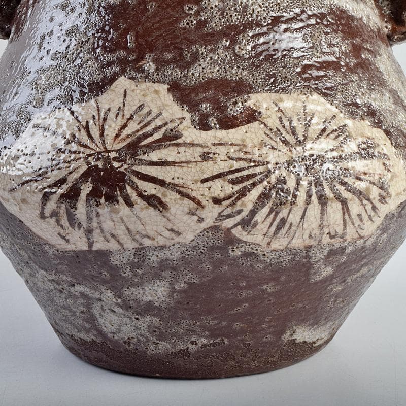 茶道具 加藤唐九郎（一ム斎）作 鼡志野算玉 水指 清水公照極め箱