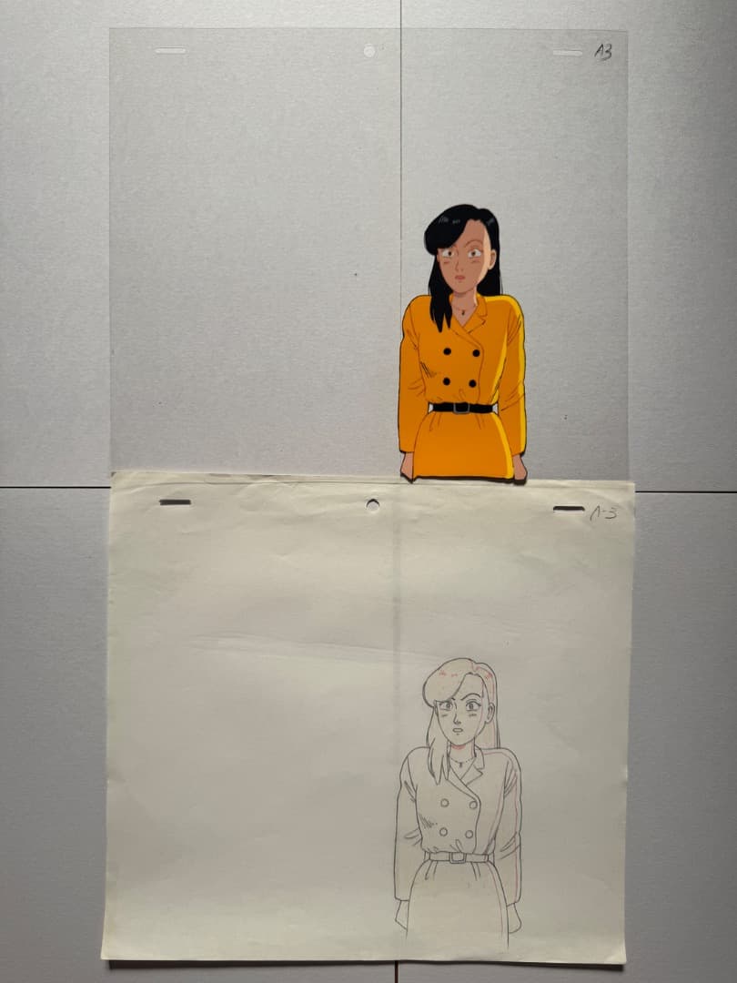 『 YAWARA ！』　セル画　３枚セット（実際のTVアニメで使用されたもの）