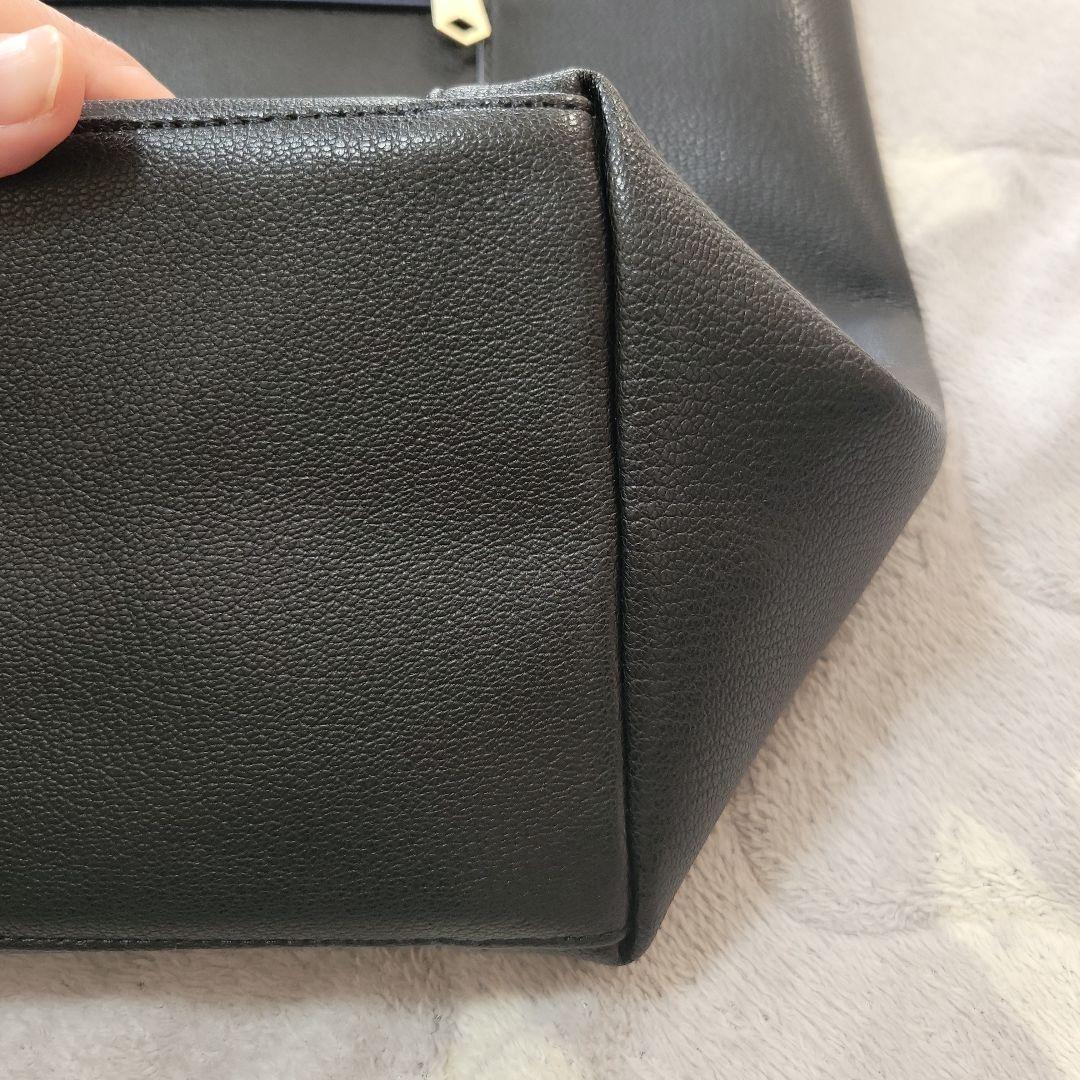 ポールスミス トートバッグ A4収納可　ストライプ 肩掛け ブラック　ビジネス