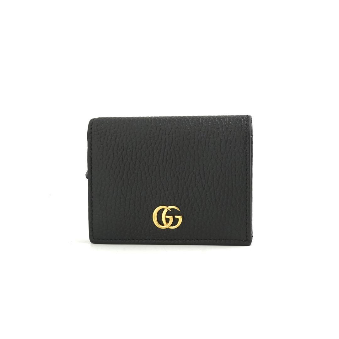 ✨新品未使用・箱付き✨ GUCCI ミニ財布 マーモント GGロゴ 二つ折り
