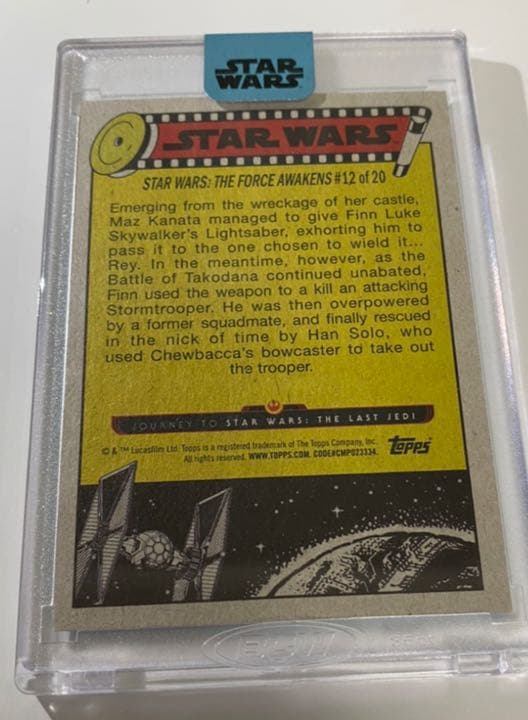 Topps StarWars Finn(ジョンボイエガ)直筆サイン /26