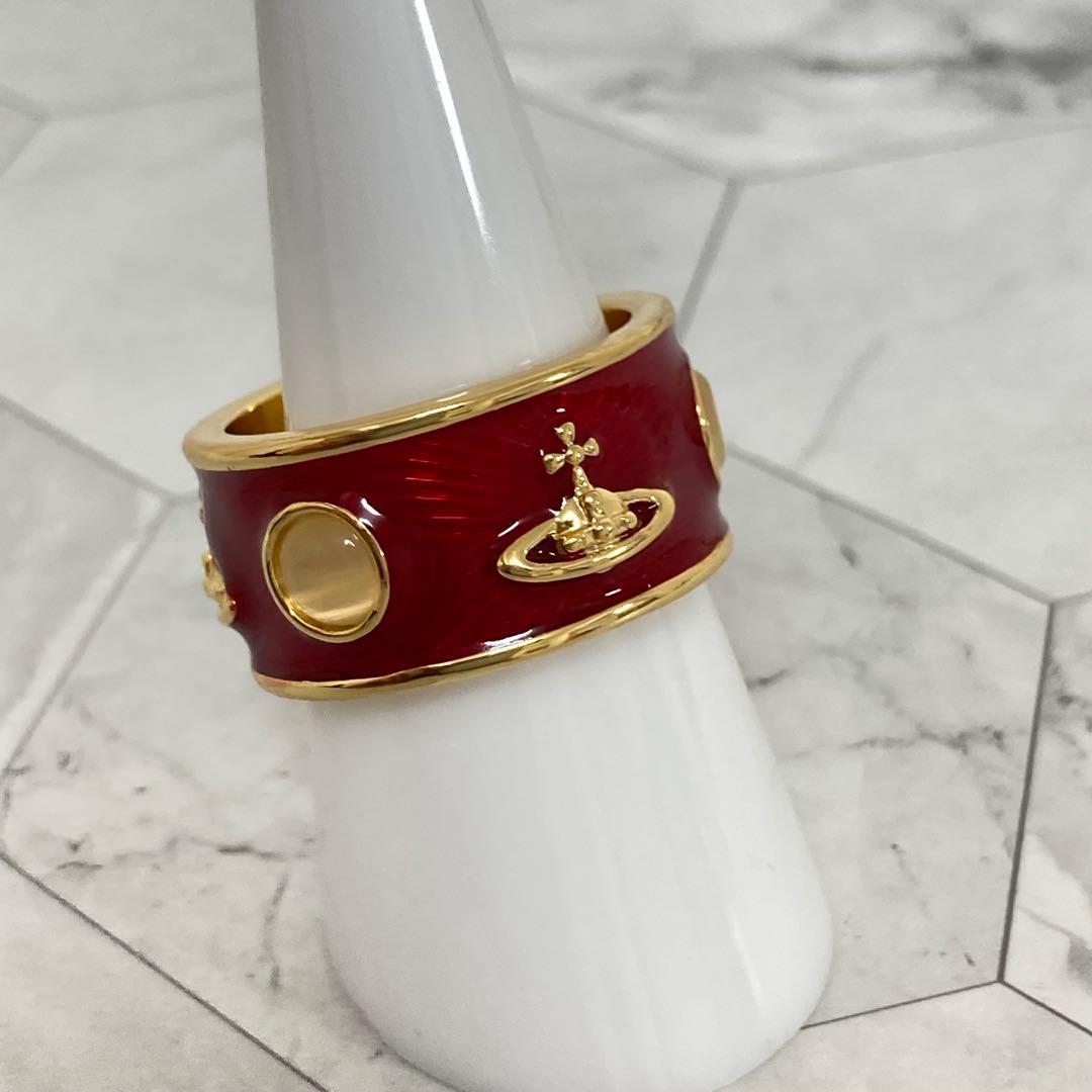 Vivienne Westwood｜キングリング ゴールド×レッド/L - メルカリ