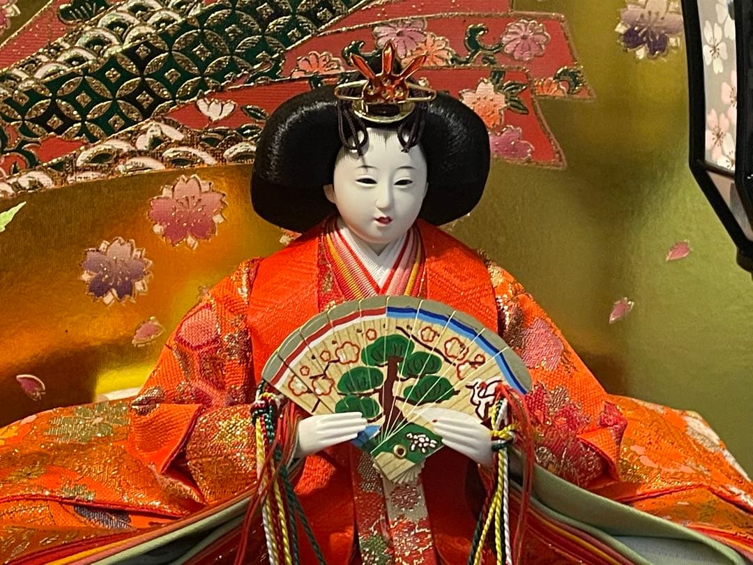 久月 雛人形 金彩吉祥 五人ケース飾り ひな人形　4960282385287