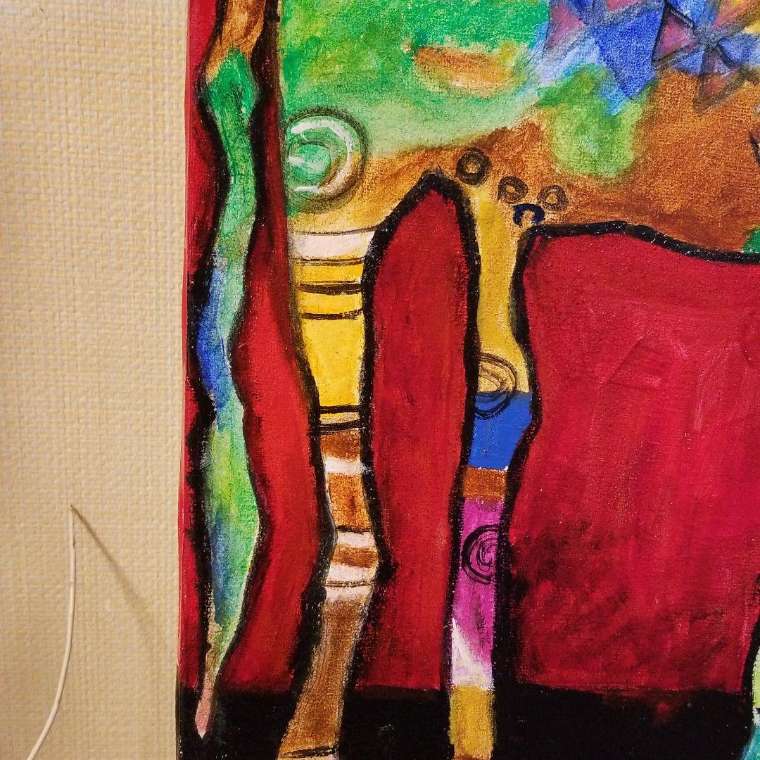 油絵 saosao様専用 ベストフレンド*ヘラジカと鳥